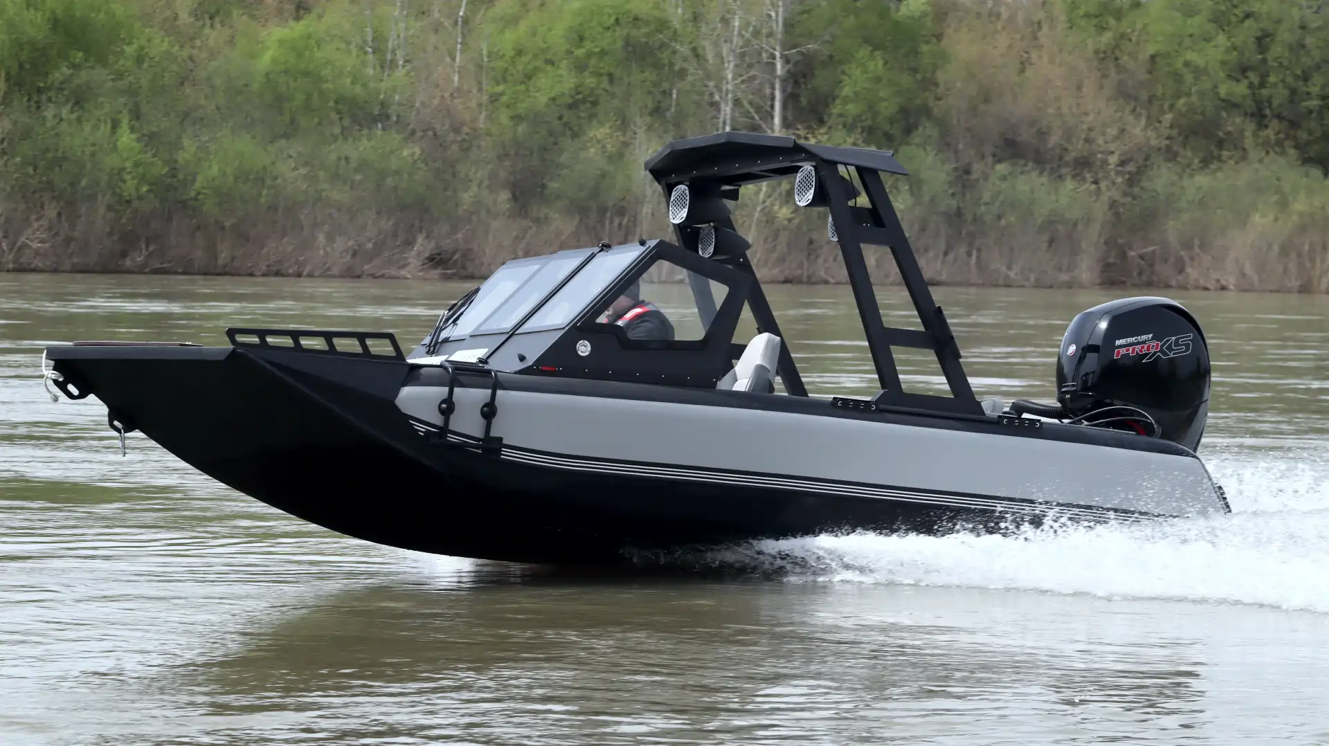 Испытания лодки Тундра РИБ Air Deck 590